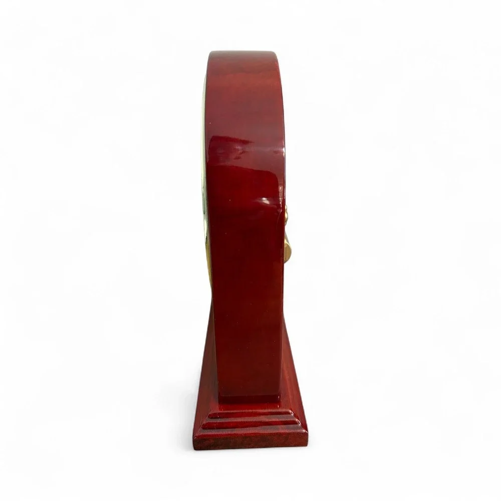 Plymouth Series Rosewood Desk Clock Roman Numerals Skeleton Movement‎